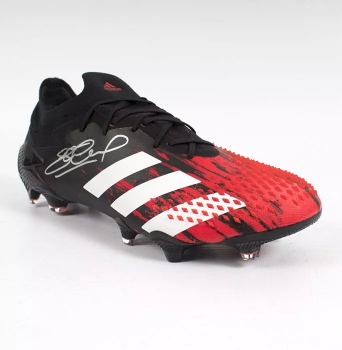 Steven Gerrard Signed Black And Red Adidas Predator 20.1 Boot