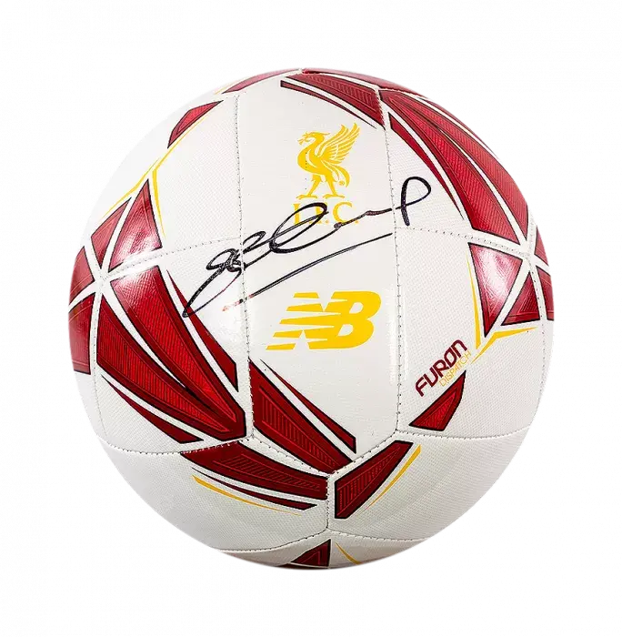 Steven Gerrard Signed Liverpool Branded New Balance Football