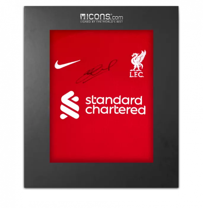 Steven Gerrard Signed Liverpool FC 2023-24 Home Shirt In Deluxe Packaging
