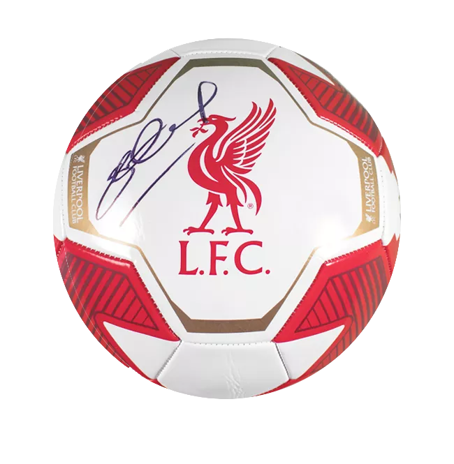Steven Gerrard Signed Liverpool FC Branded Football