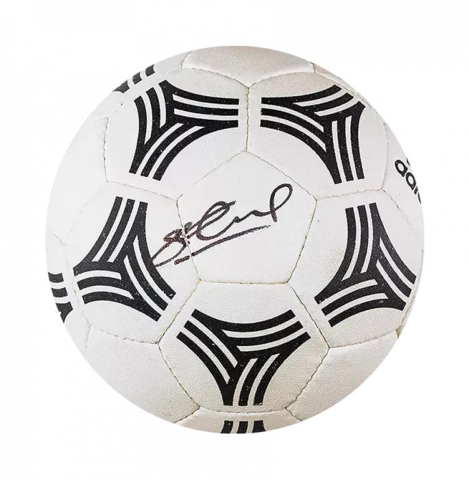 Steven Gerrard Signed Retro Adidas Tango Football