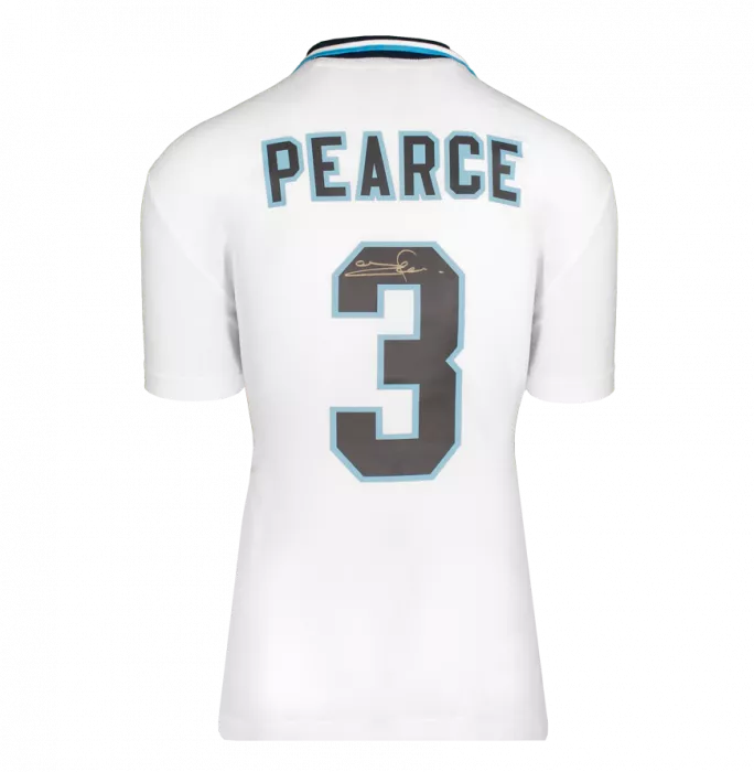 Stuart Pearce & Paul Gascoigne Back Signed England 1996 Shirts In Classic Dual Frame