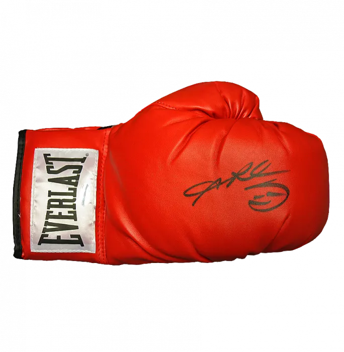 Sugar Ray Leonard Signed Red Everlast Boxing Glove