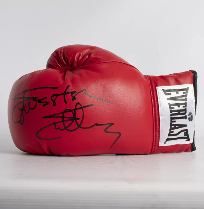 Sylvester Stallone Signed Red Everlast Boxing Glove
