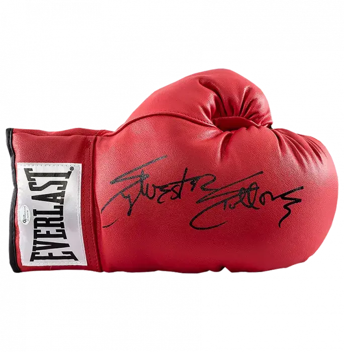 Sylvester Stallone Signed Red Everlast 'Rocky Balboa' Boxing Glove