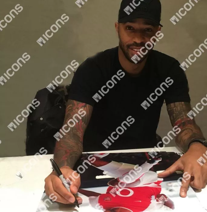 Theirry Henry Signed Arsenal Photo: Highbury Hero