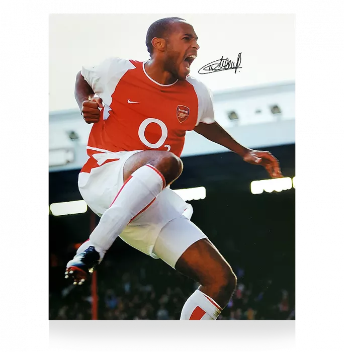Theirry Henry Signed Arsenal Photo: Highbury Hero