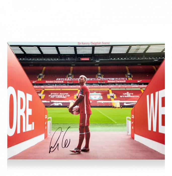 Thiago Alcantara Signed Liverpool FC Photo In Premium Photo Frame: Signing Day