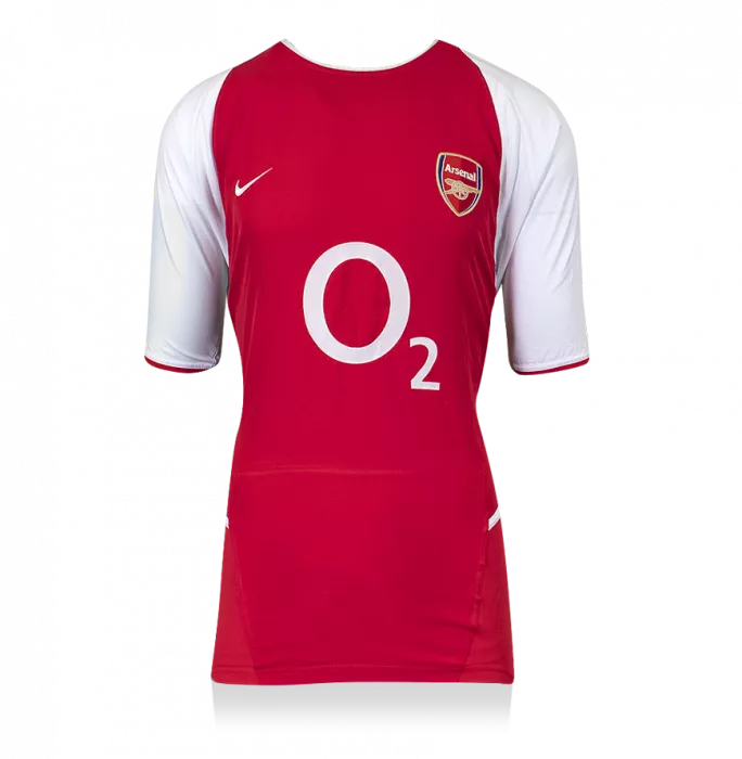 Thierry Henry Back Signed Arsenal Home Shirt: Invincibles Special Edition