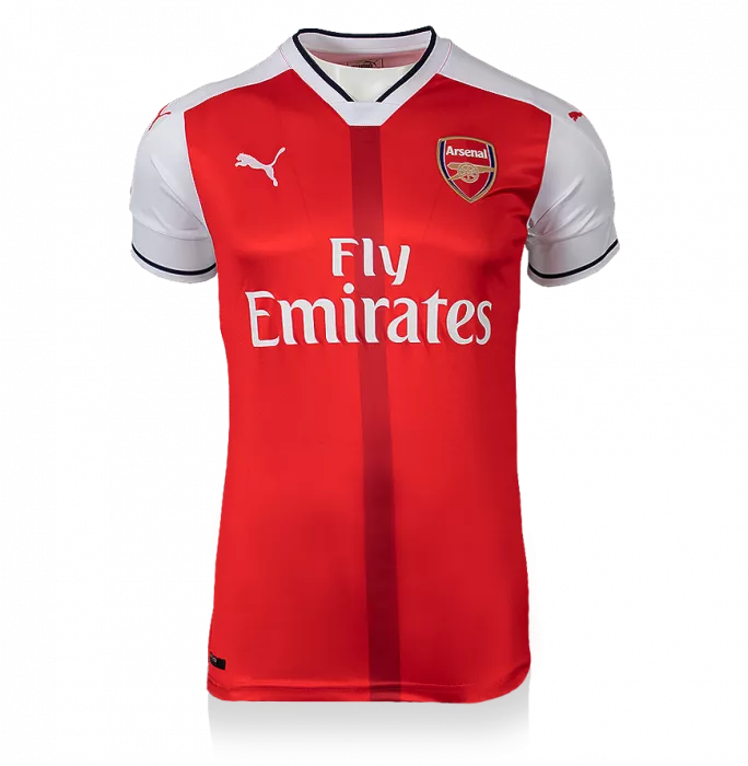 Thierry Henry Back Signed Modern Arsenal Home Shirt