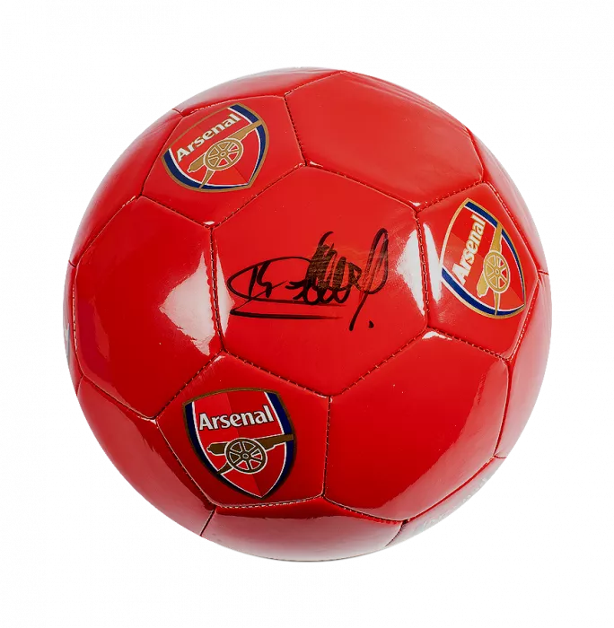 Thierry Henry Signed Arsenal Branded Football