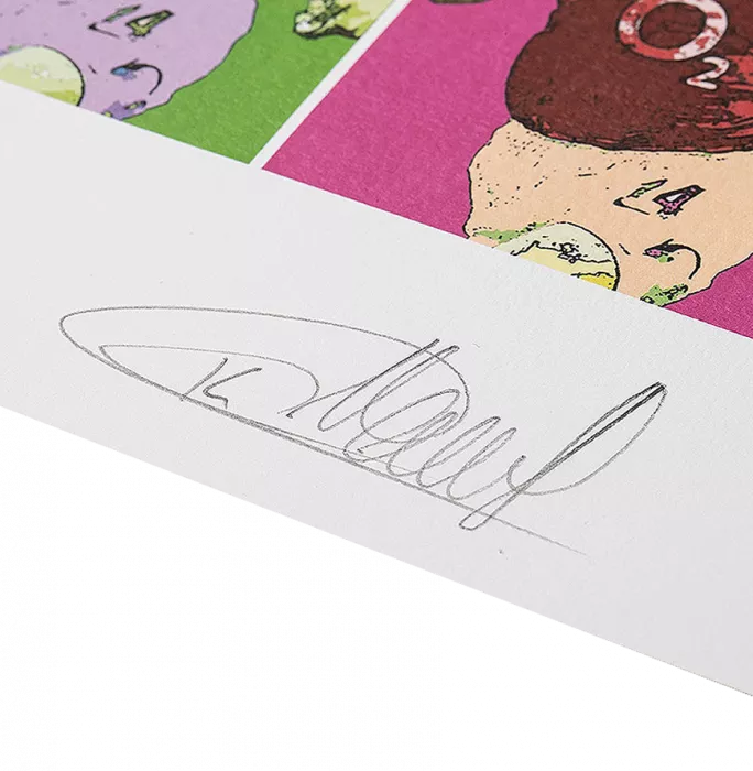 Thierry Henry Signed Arsenal Print: Andy Warhol Pop Art Special Edition