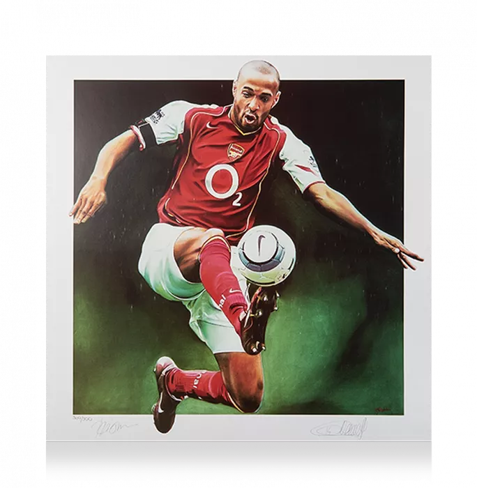 Thierry Henry Special Arsenal Print: Gunners Icon