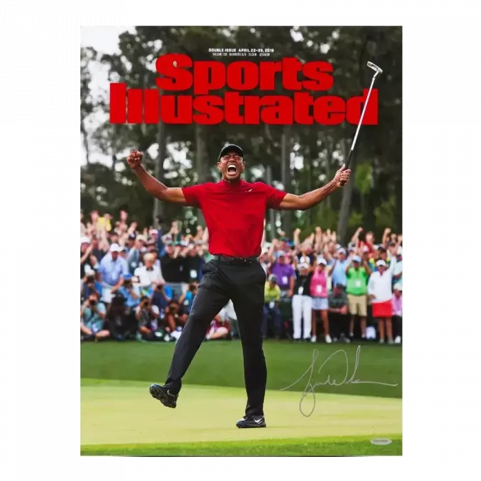 Tiger Woods Signed 2019 Masters Tournament Champion Sports Illustrated Cover