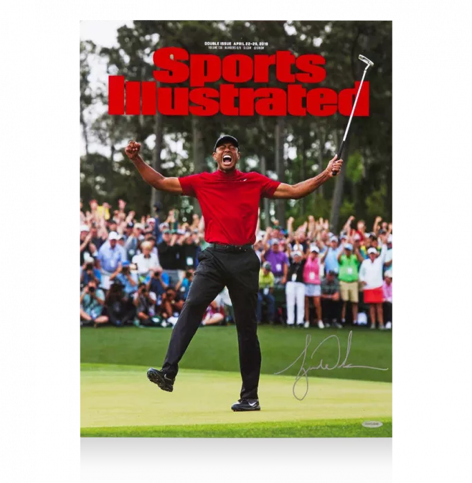 Tiger Woods Signed Sports Illustrated Cover Print: 2019 Masters Champion