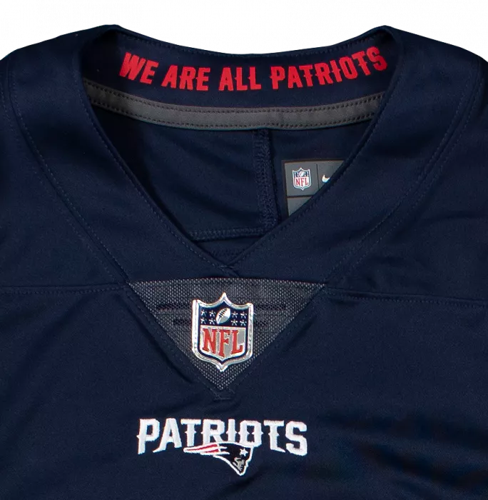 Tom Brady Back Signed Navy New England Patriots Home Jersey