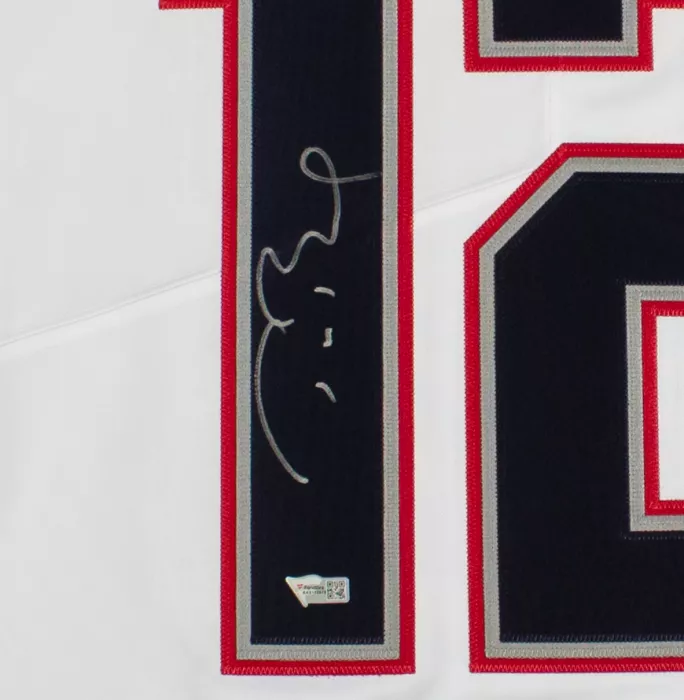 Tom Brady Back Signed Navy New England Patriots Road Jersey