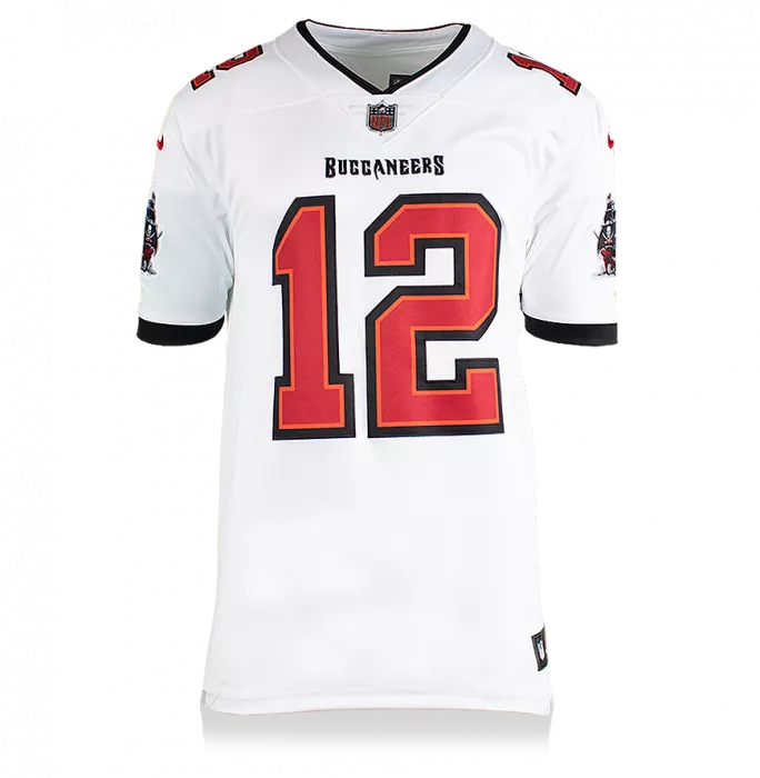 Tom Brady Back Signed Tampa Bay Buccaneers Road Jersey