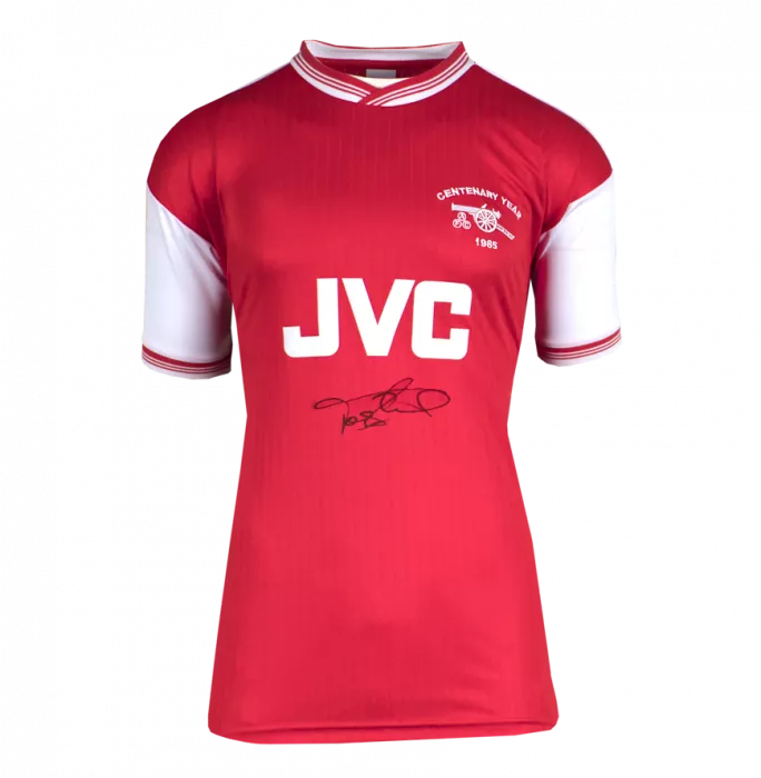 Tony Adams Front Signed Arsenal 1985-86 Home Shirt In Hero Frame: Option 1