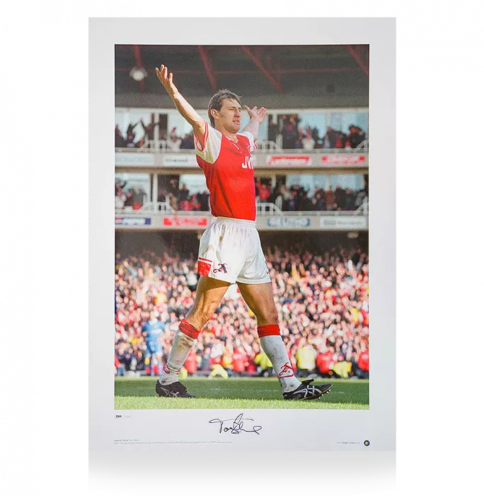 Tony Adams Signed Arsenal Print: Highbury Hero
