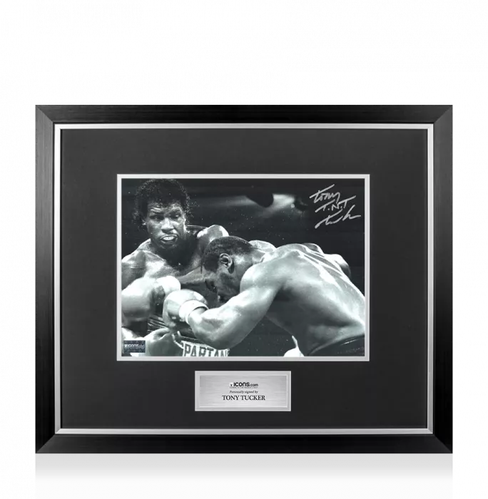 Tony Tucker Signed Photo In Premium Photo Frame