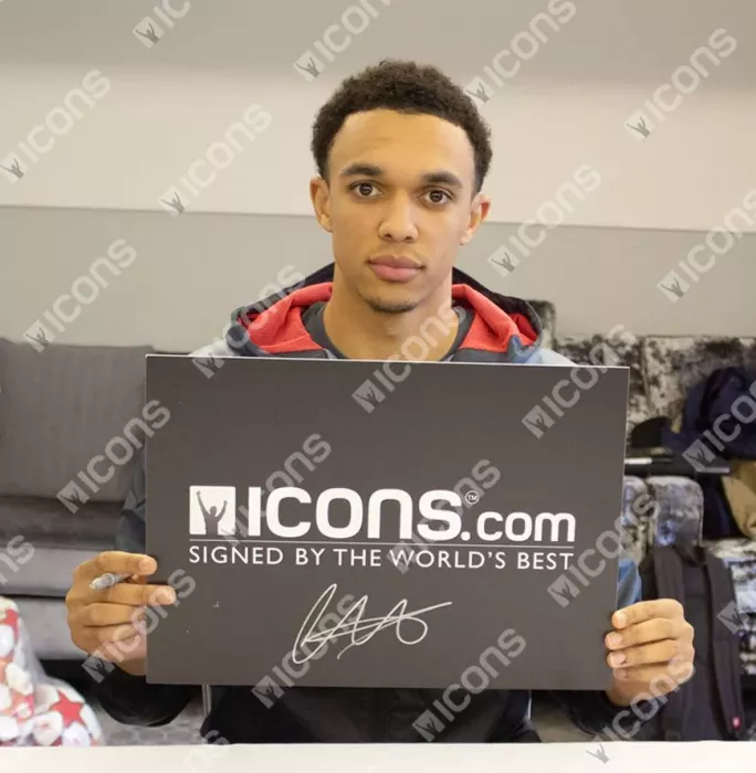 Trent Alexander-Arnold Back Signed Liverpool FC 2024-25 Home Shirt In Classic Frame