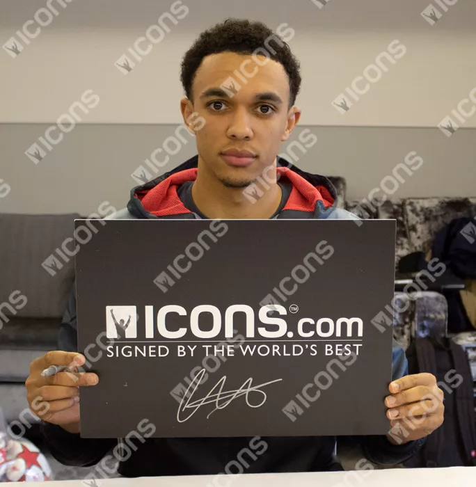 Trent Alexander-Arnold Back Signed Liverpool FC 2019-20 Home Shirt In Classic Frame