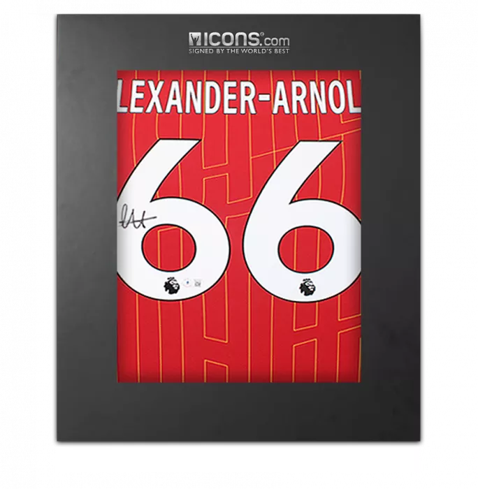 Trent Alexander-Arnold Back Signed Liverpool FC 2024-25 Home Shirt In Deluxe Packaging