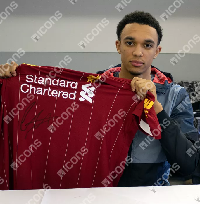 Trent Alexander-Arnold Front Signed Liverpool 2019-20 Home Shirt