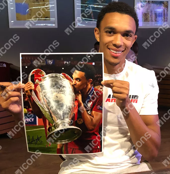 Trent Alexander-Arnold Signed Liverpool Photo: 2019 UEFA Champions League Winner