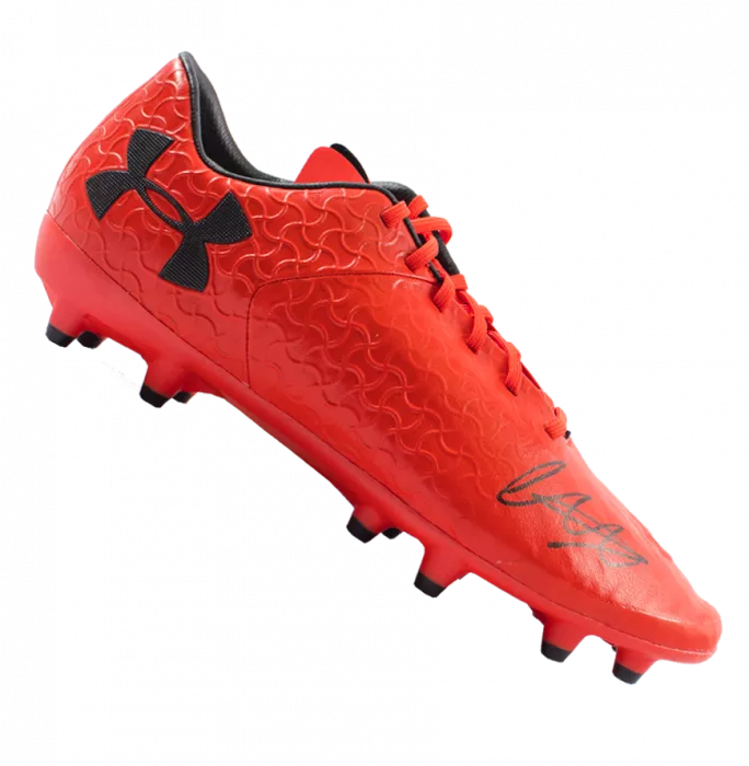 Trent Alexander-Arnold Signed Red Under Armour Boot