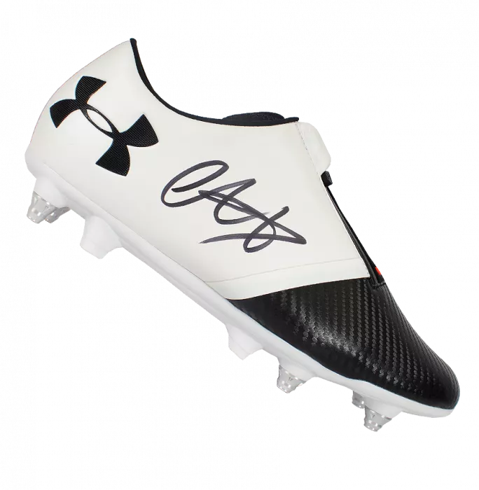 Trent Alexander-Arnold Signed White and Black Under Armour Boot