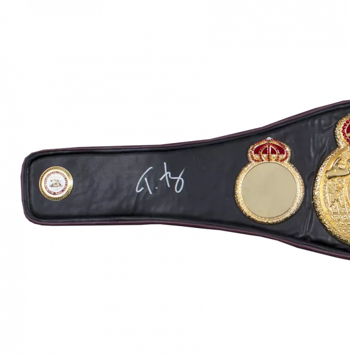 Tyson Fury Signed Boxing Belt: WBA World Title
