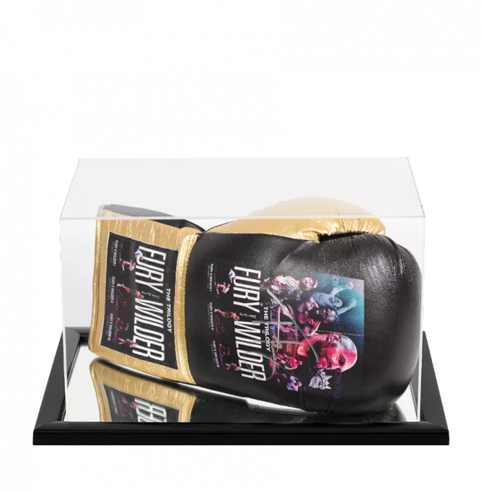 Tyson Fury Signed Boxing Glove In Acrylic Case - Fury vs Wilder