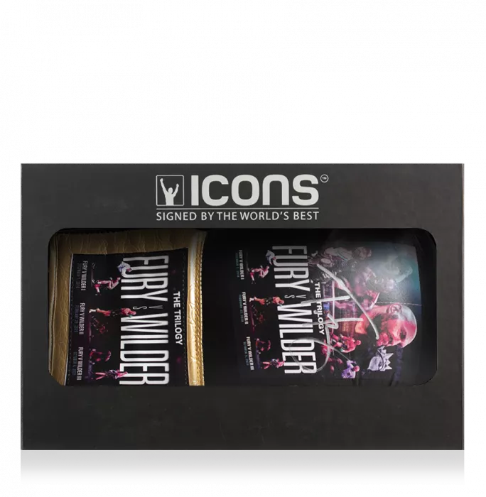 Tyson Fury Signed Boxing Glove In Deluxe Packaging - Fury Vs Wilder