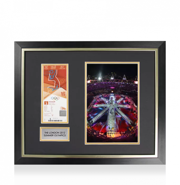 UNSIGNED and Framed London 2012 Olympics Ticket: Volleyball August 12th