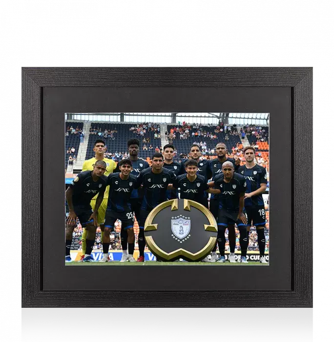 UNSIGNED CF Pachuca Photo In Black Wooden Frame: 2025 FIFA Club World Cup Squad