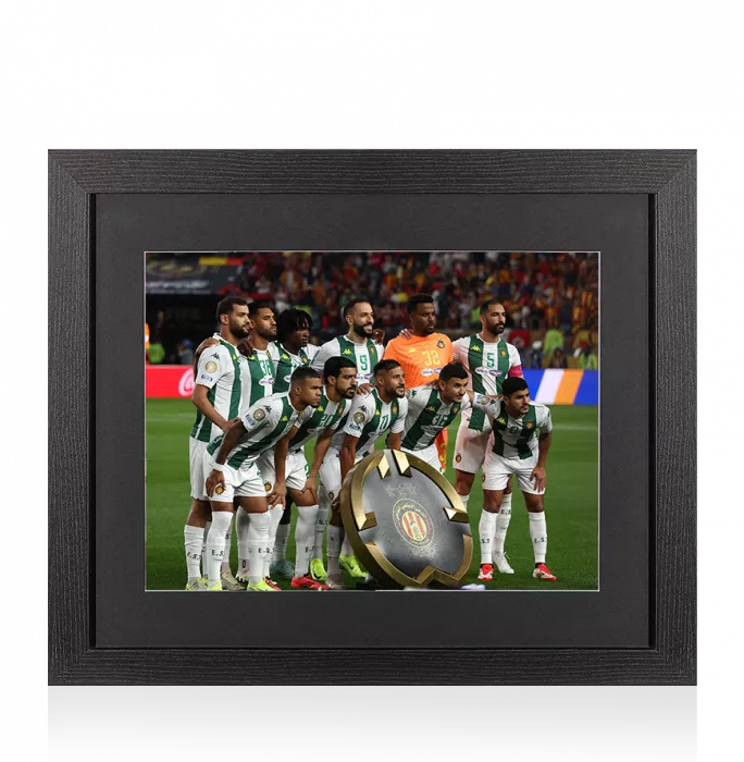 UNSIGNED Espérance de Tunisie Photo In Black Wooden Frame: 2025 FIFA Club World Cup Squad