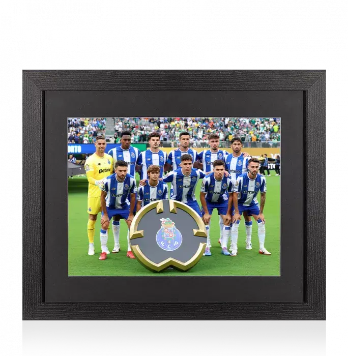 UNSIGNED FC Porto Photo In Black Wooden Frame: 2025 FIFA Club World Cup Squad