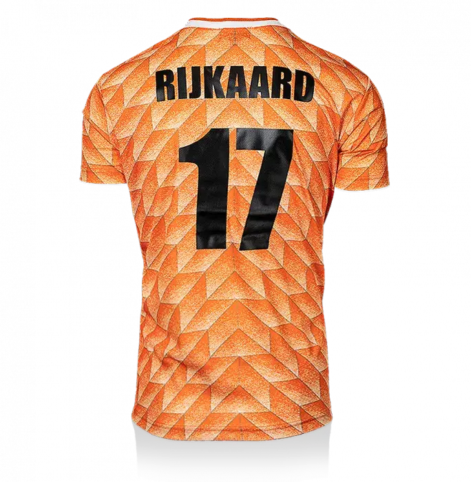 UNSIGNED Frank Rijkaard Netherlands 1988 Home Shirt