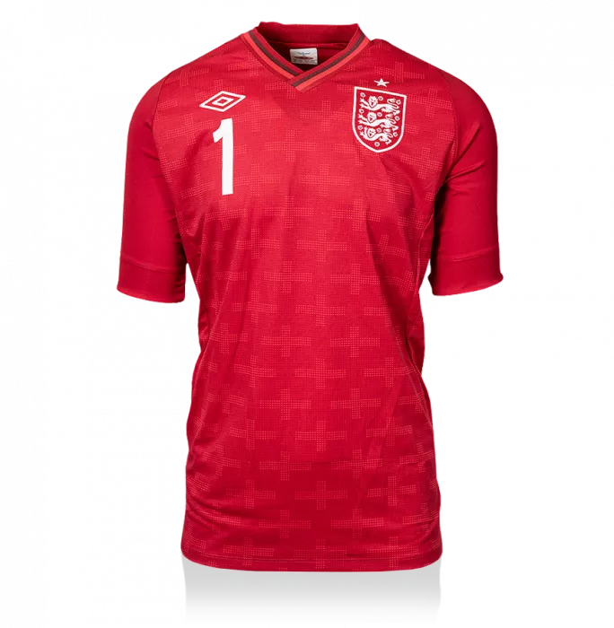 UNSIGNED Joe Hart England 2012-13 Goalkeeper Shirt