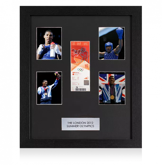 UNSIGNED London 2012 Olympics Ticket Frame: Men's Boxing Super Heavyweight