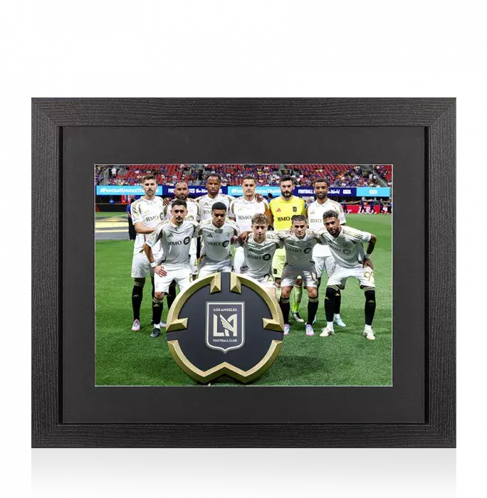 UNSIGNED Los Angeles FC Photo In Black Wooden Frame: 2025 FIFA Club World Cup Squad