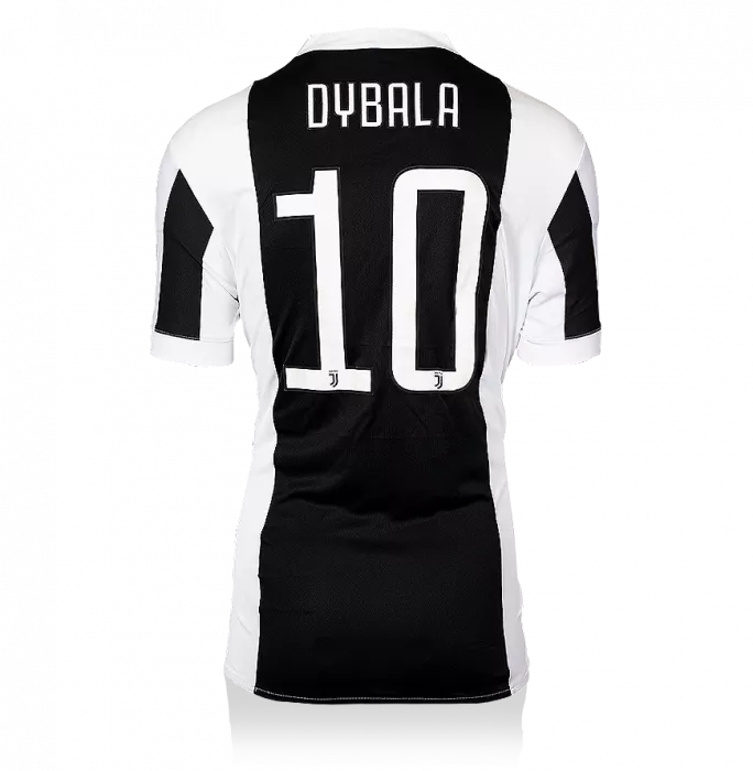 UNSIGNED Paulo Dybala Juventus 2017-18 Home Shirt