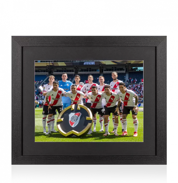 UNSIGNED River Plate Photo In Black Wooden Frame: 2025 FIFA Club World Cup Squad