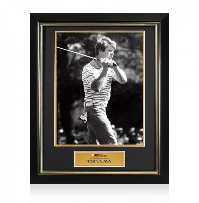 UNSIGNED Tom Watson Masters Trophy Framed Photo - The 1981 Masters Winner