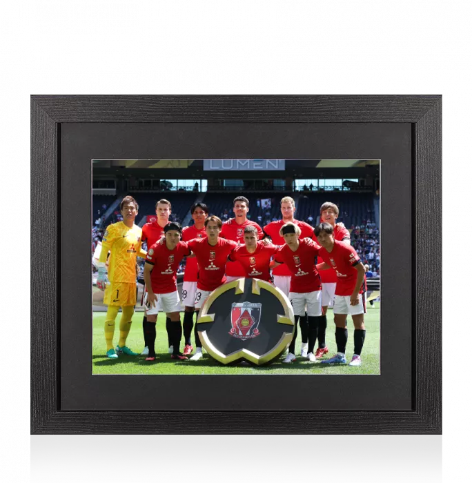 UNSIGNED Urawa Red Diamonds Photo In Black Wooden Frame: 2025 FIFA Club World Cup Squad