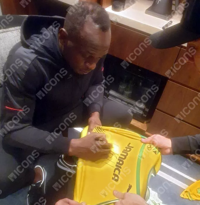 Usian Bolt Signed Jamaica Olympic Running Singlet