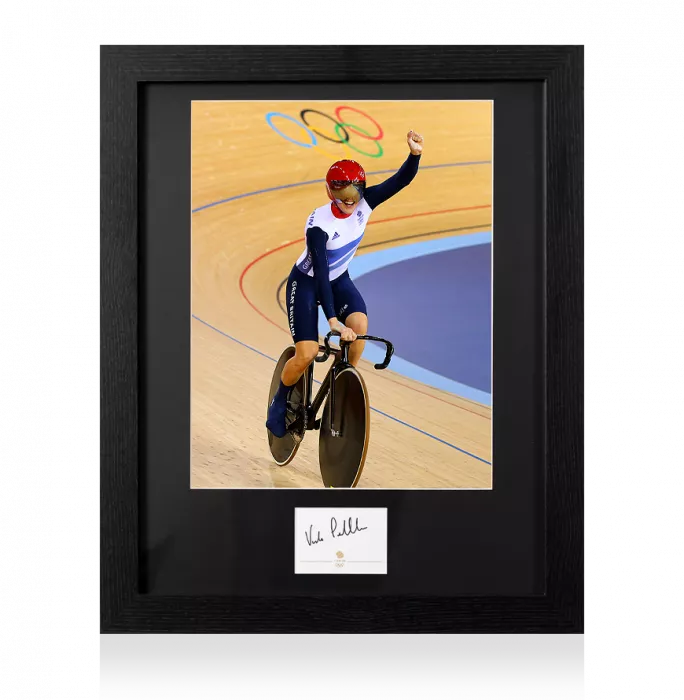 Victoria Pendleton Signed Team GB Card And Photo Frame: Option 1