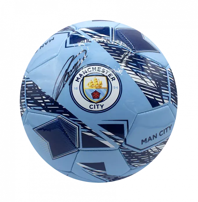 Vincent Kompany Signed Manchester City Football In Acrylic Case